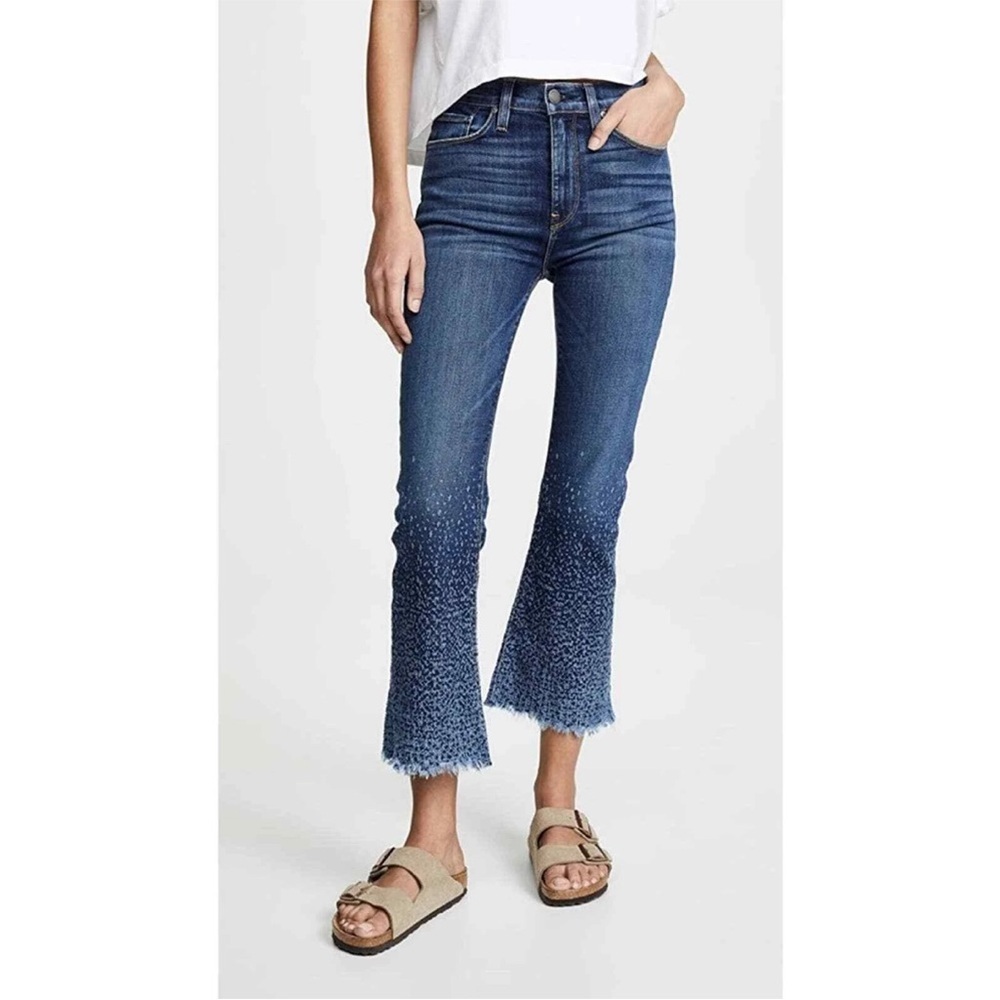 HUDSON Holly High Rise Crop Flare Jeans Size 28 NEW